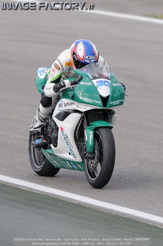 2009-09-26 Imola 0841 Variante alta - Supersport - Free Practice - Jesco Gunther - Honda CBR600RR